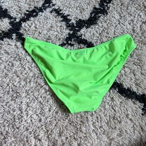 lime green bathing suit